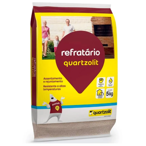 Argamassa Refratária AC-I de 5 Kg Quartzolit